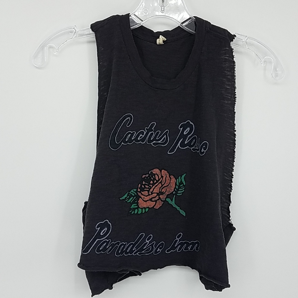 Spell Gypsy Rose Cut Off Muscle Tee Crop (gr2)